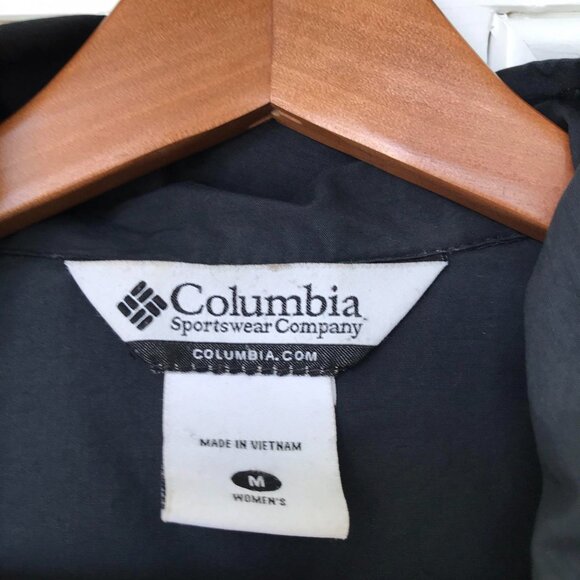 Columbia Womens Light Jacket Medium Omni Shade Greyish Black - Picture 3 of 8